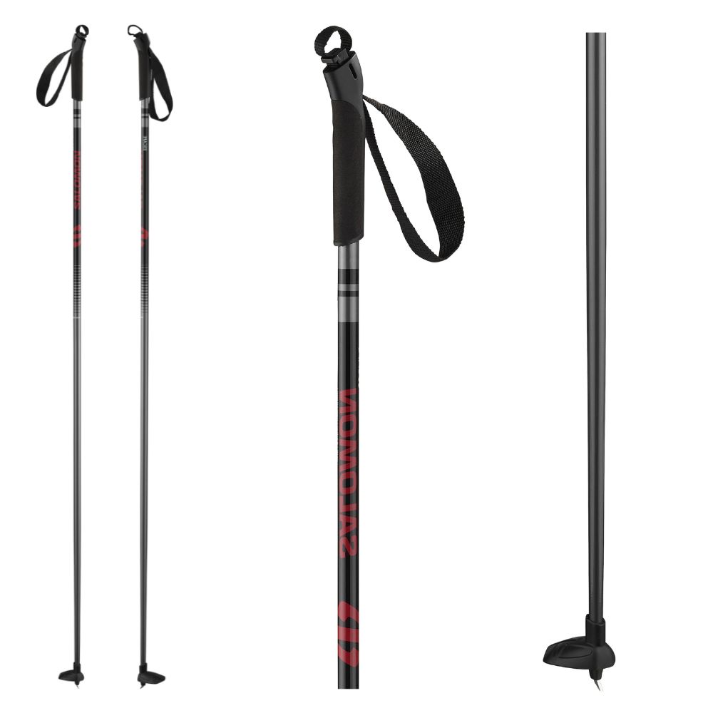 Bežecké palice SALOMON Escape Black - Pre dospelých - 1