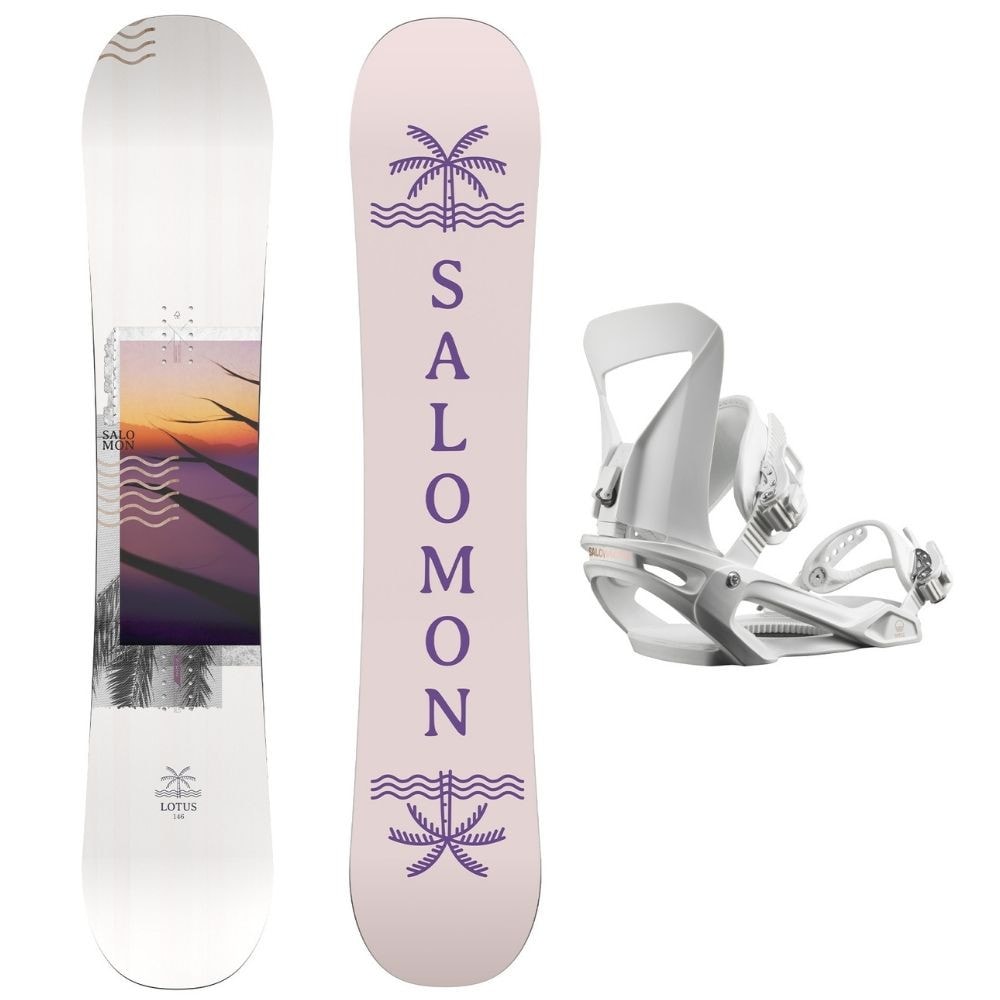 Snowboardový set SALOMON Lotus s viazaním Spell - Dámske snowboardy - 2