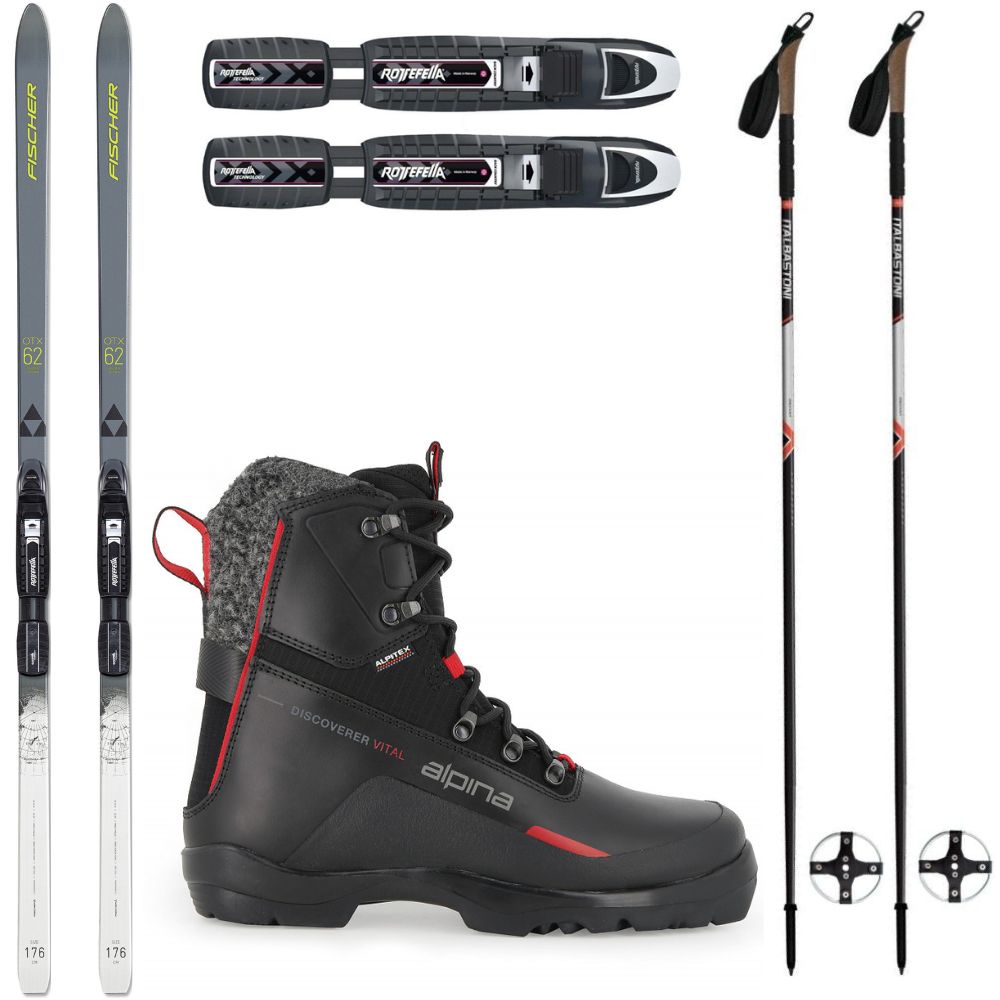 Backcountry set FISCHER Spider 62 Crown + obuv Alpina Discover + palice - Backcountry sety - 1