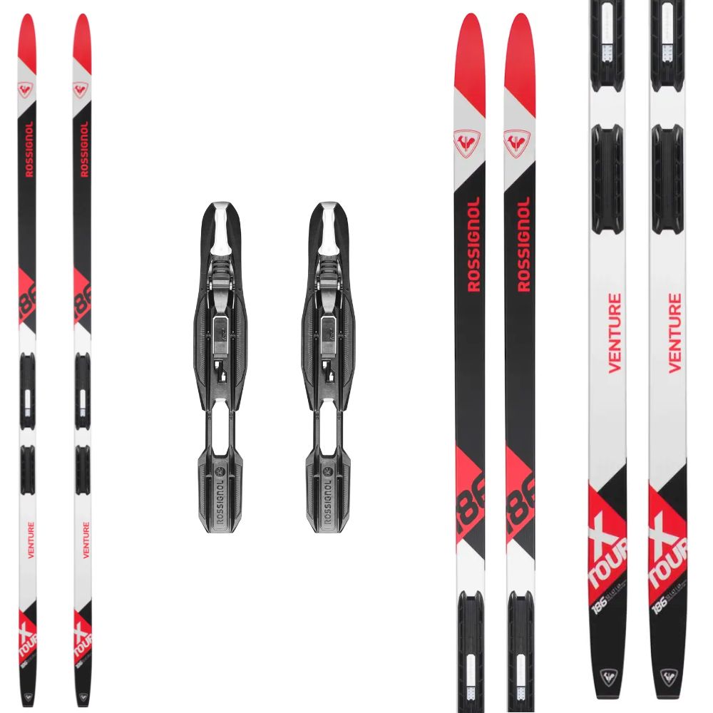 Bežkový set ROSSIGNOL X-Tour Venture Waxless s viazaním NNN - Dámske sety - 1