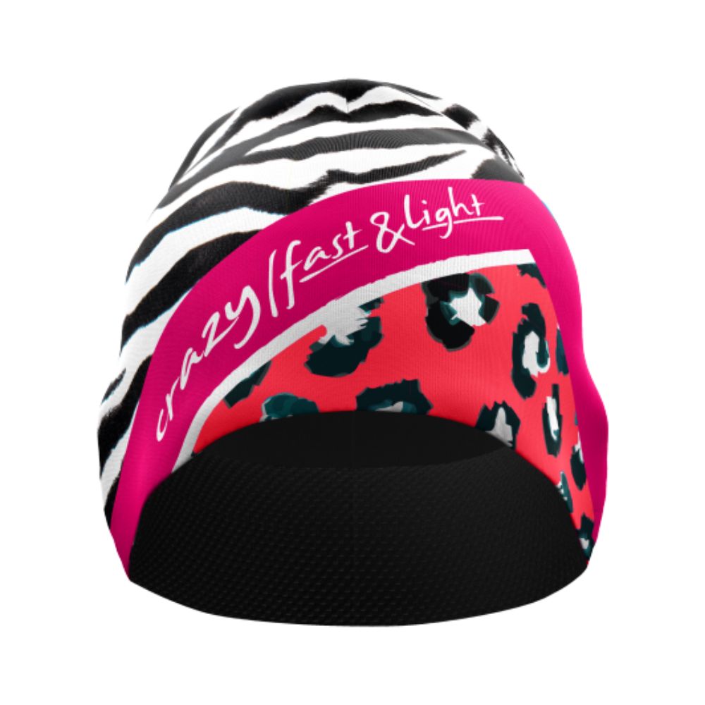Čiapka CRAZY Cap Spire Thermo Woman Black-Zebra - Čiapky - 1