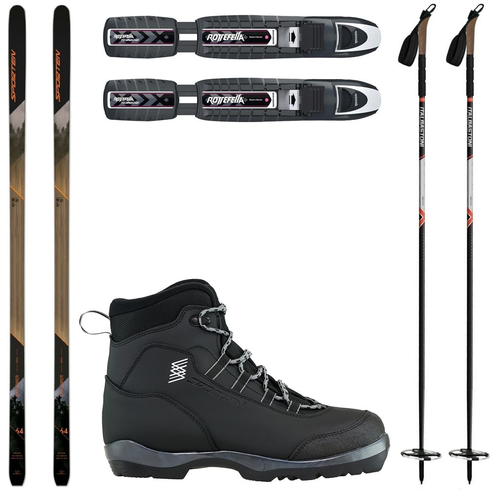 Backcountry set SPORTEN Explorer SKIN so stúpacím pásom + viazanie + obuv Sporten + palice - Backcountry sety - 1