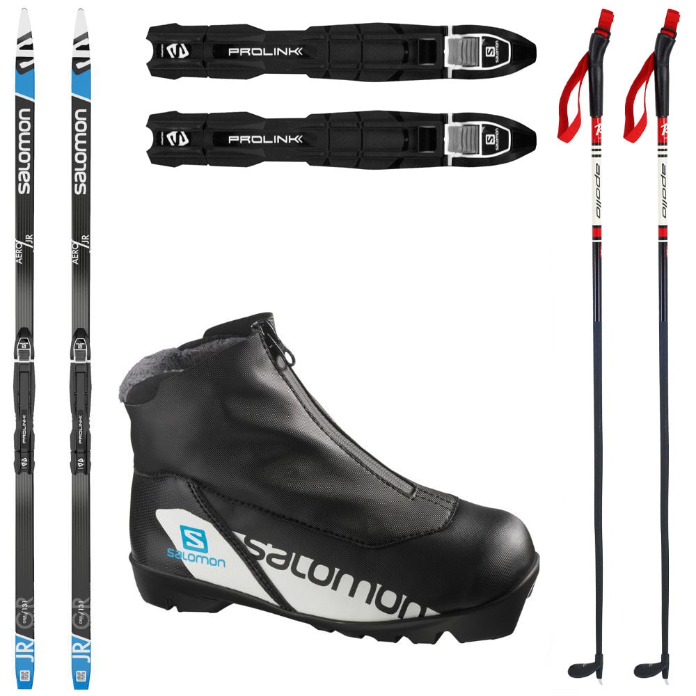 Detský bežecký set SALOMON Aero Grip Jr + obuv Salomon + palice - Detské sety - 1