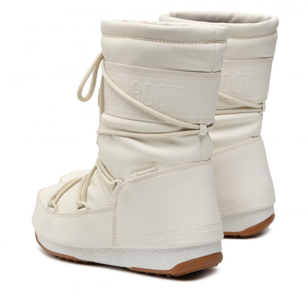 Snehule MOON BOOT Mid Rubber Cream - Zimná obuv - 4