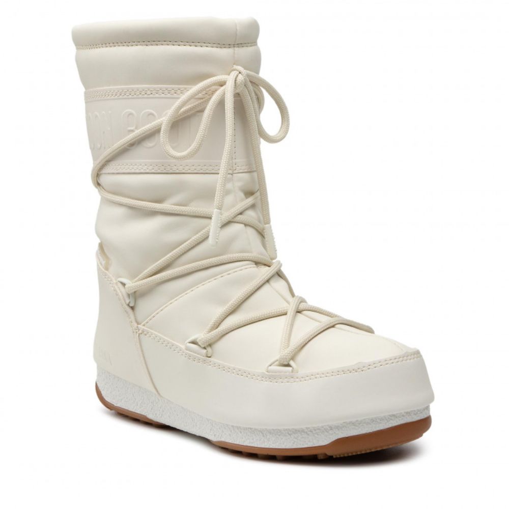 Snehule MOON BOOT Mid Rubber Cream - Zimná obuv - 2