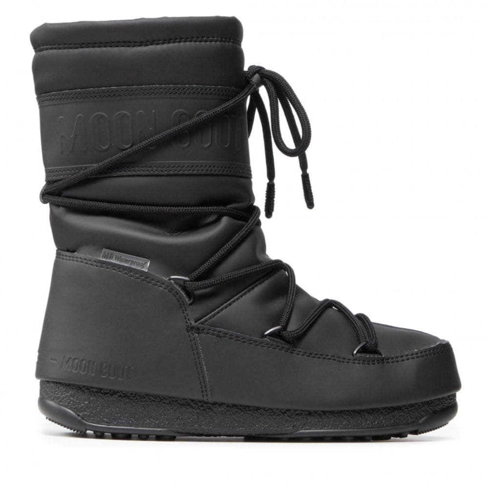 Snehule MOON BOOT Mid Rubber Black - Zimná obuv - 1