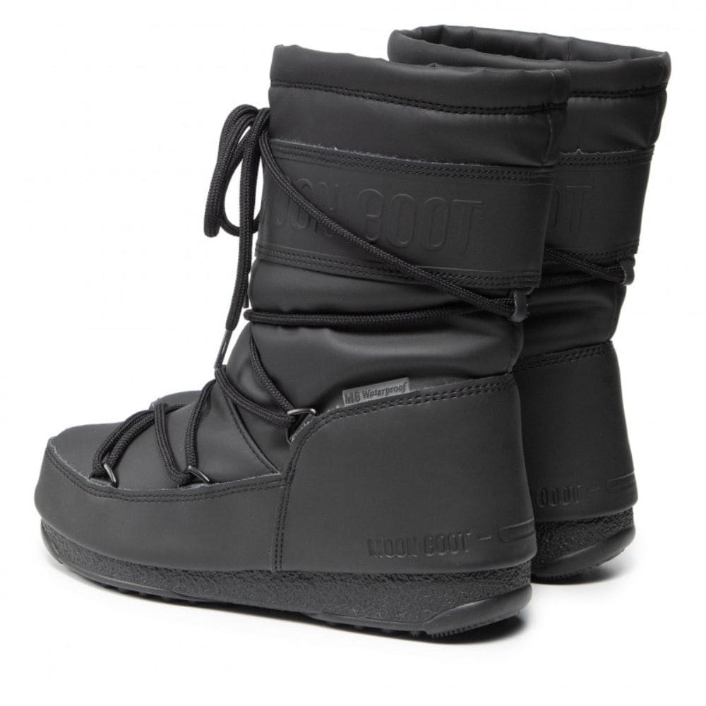Snehule MOON BOOT Mid Rubber Black - Zimná obuv - 4