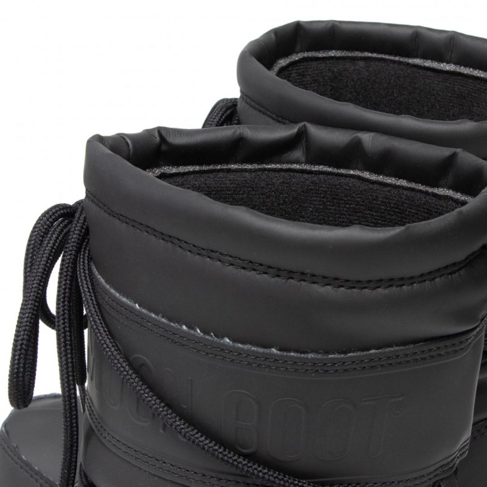 Snehule MOON BOOT Mid Rubber Black - Zimná obuv - 5