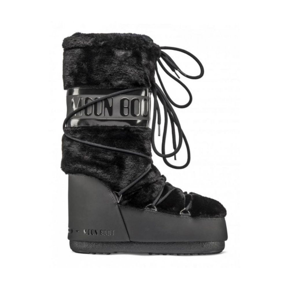 Snehule MOON BOOT Icon Faux Fur Black - Zimná obuv - 1