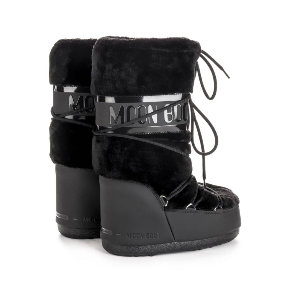 Snehule MOON BOOT Icon Faux Fur Black - Zimná obuv - 2