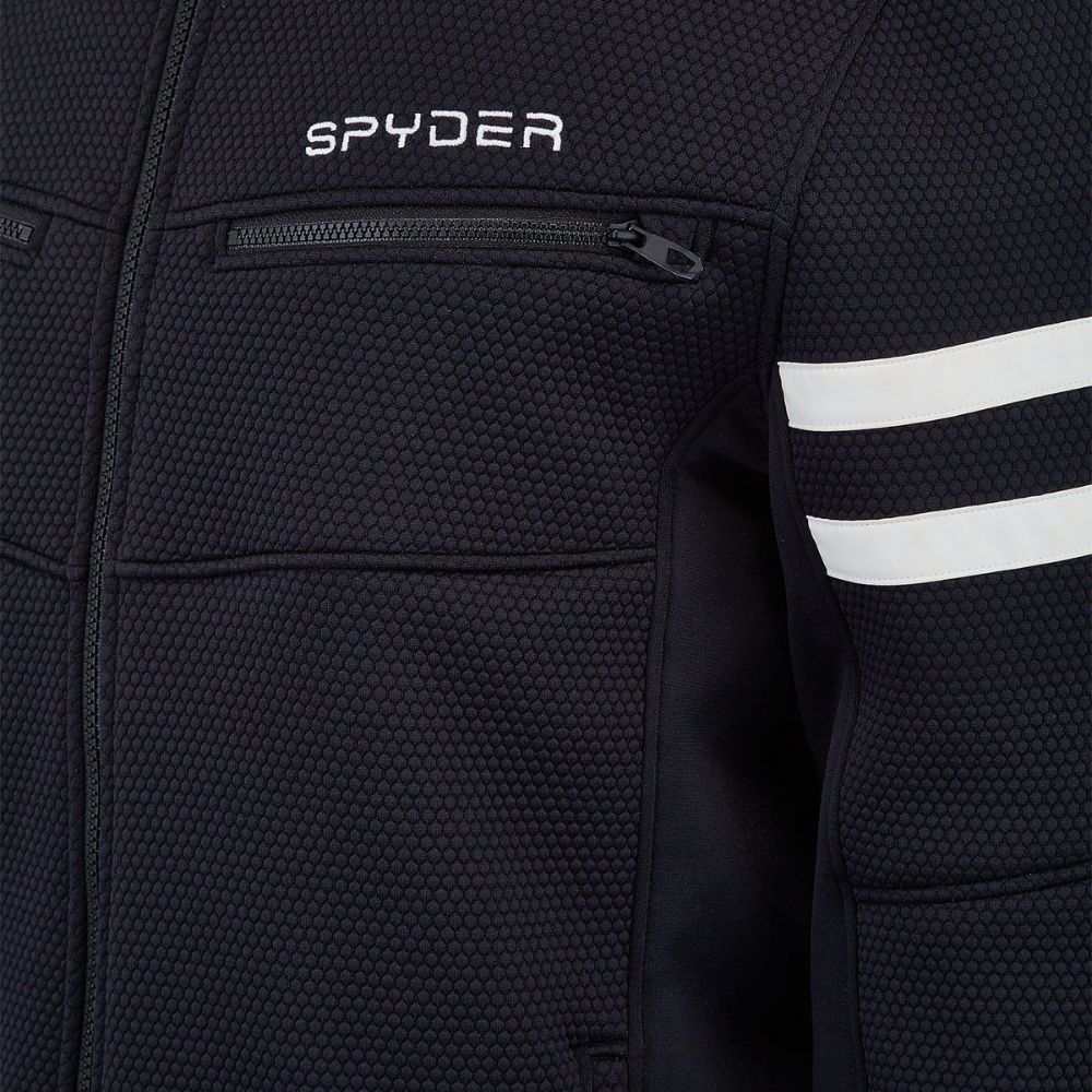 Mikina SPYDER Wengen Encore FZ Black - Mikiny bez kapucne - 6