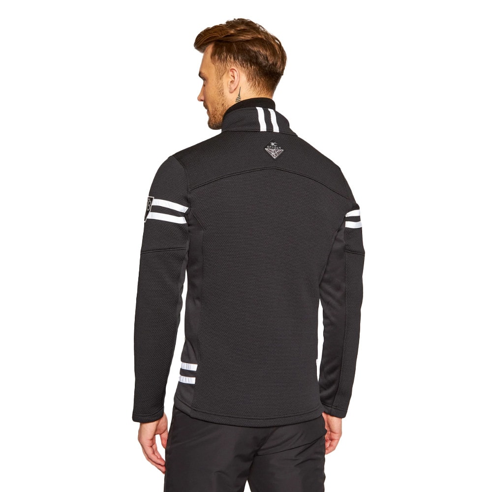 Mikina SPYDER Wengen Encore FZ Black - Mikiny bez kapucne - 2