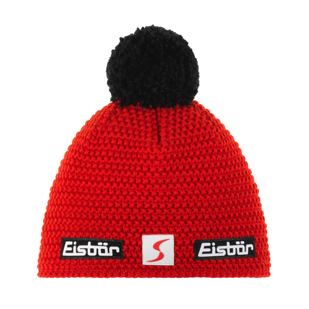 Čiapka EISBÄR Jamie Pompon MÜ SP Red/Black - Čiapky - 1