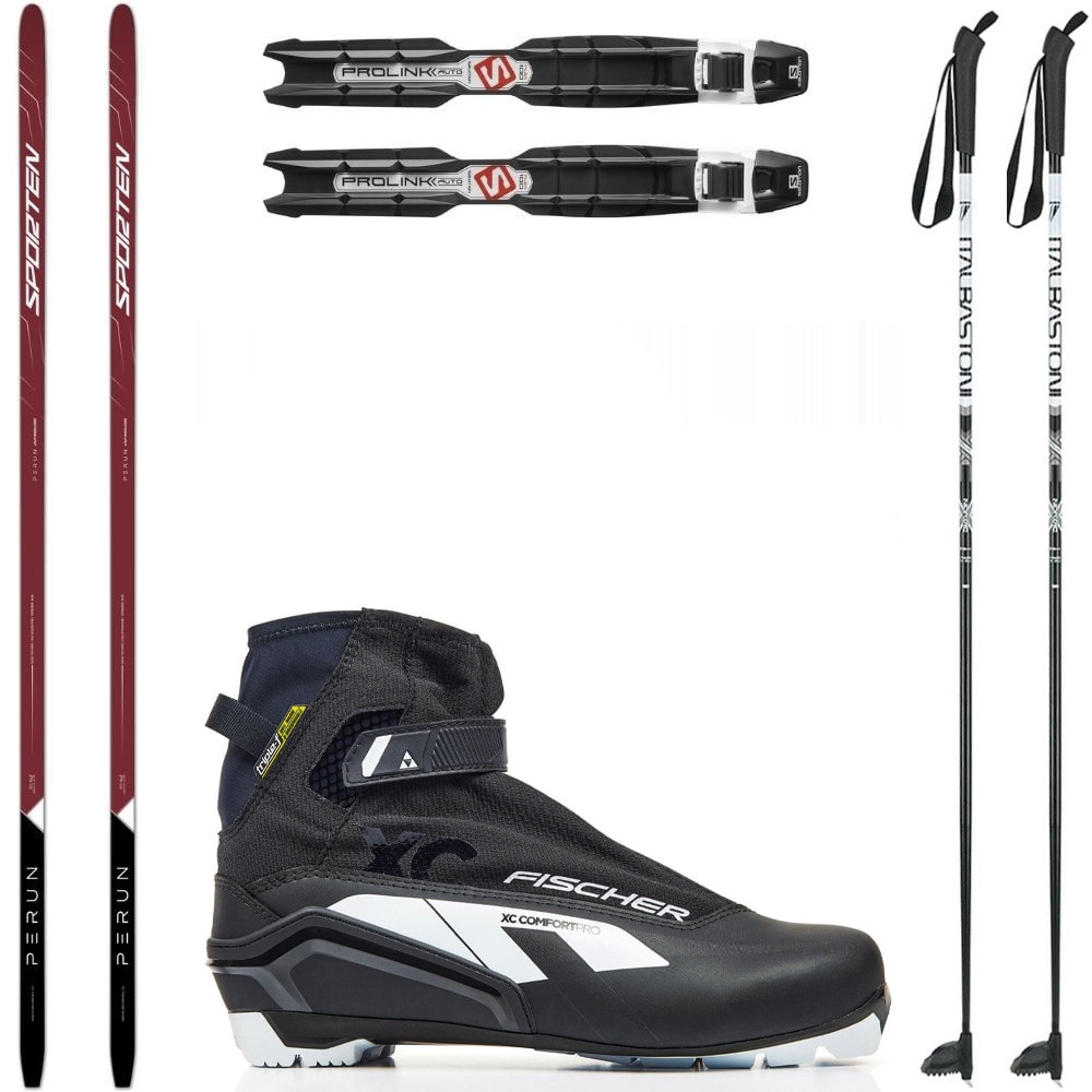 Dámsky bežkový set SPORTEN Perun MgE W s viazaním + obuv Fischer XC + palice - Dámske sety - 1