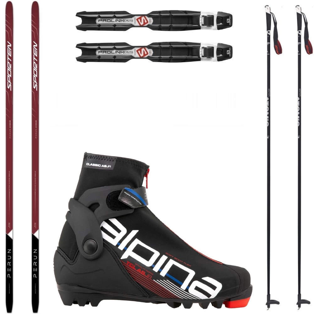 Dámsky bežkový set SPORTEN Perun MgE W s viazaním + obuv Alpina T Classic + palice - Dámske sety - 1