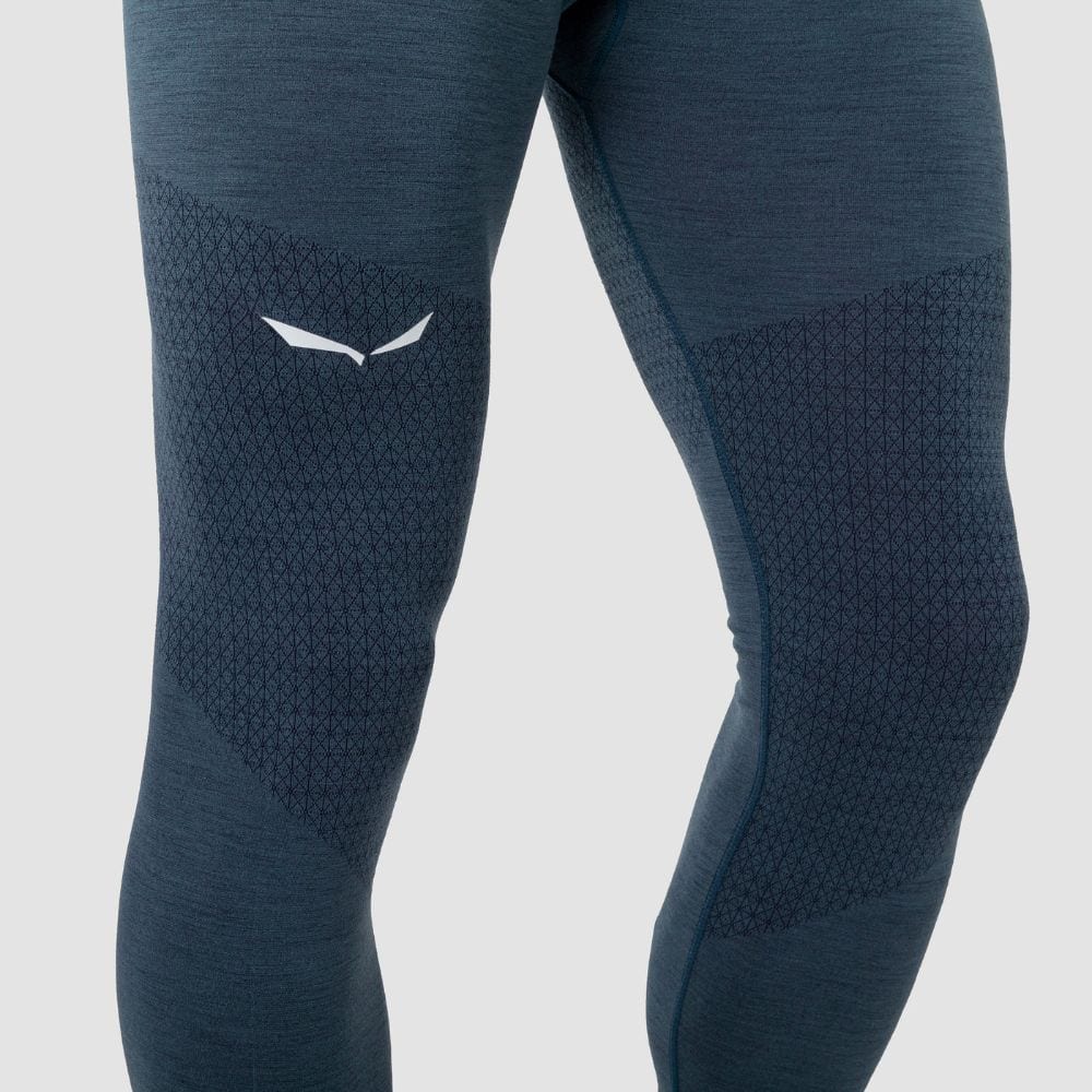Merino termo Komplet SALEWA Zebru Med Warm Dark Denim - Športové termoprádlo - 6