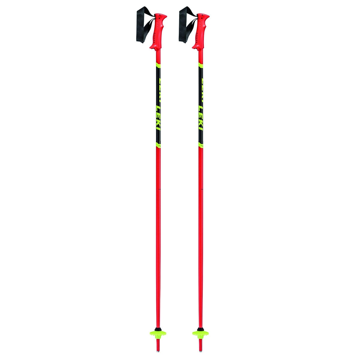 Lyžiarske palice LEKI Racing Kids Red