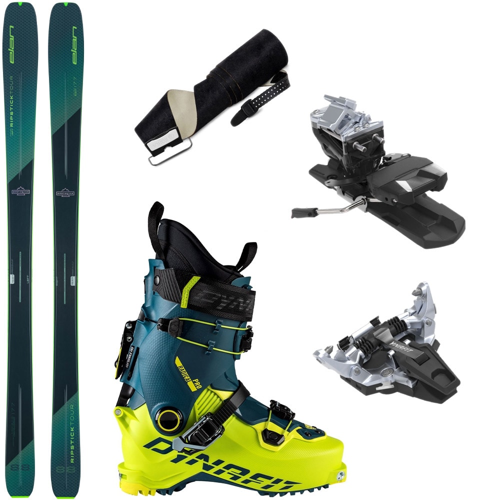 Skialpový set ELAN Ripstick Tour 88 s pásmi + viazanie Dynafit Radical + lyžiarky Dynafit - Skialp sety -Unisex - 1