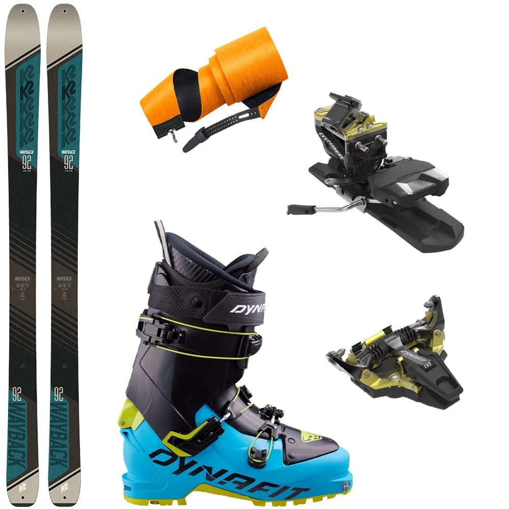 Skialpový set K2 Wayback 92 s pásmi + viazanie Dynafit Radical + lyžiarky Dynafit - Skialp sety -Unisex - 1