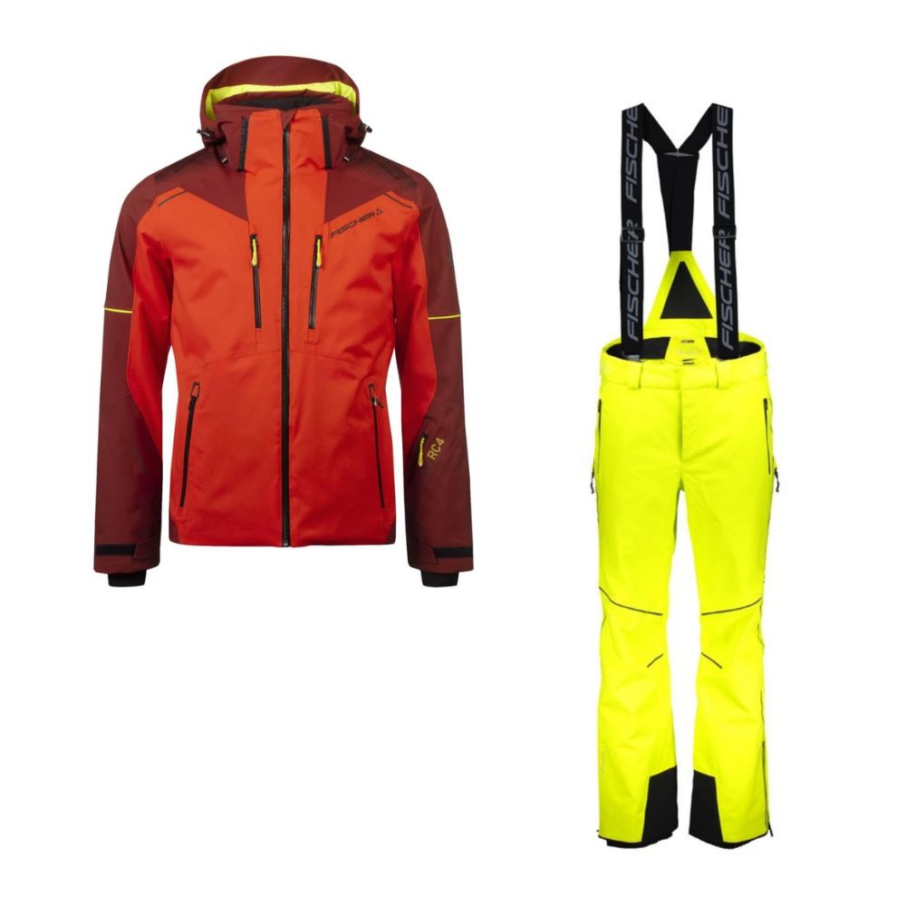 Lyžiarsky komplet FISCHER Hans Knauss RC4 Red / Yellow - SETY - Lyžiarske oblečenie - 1