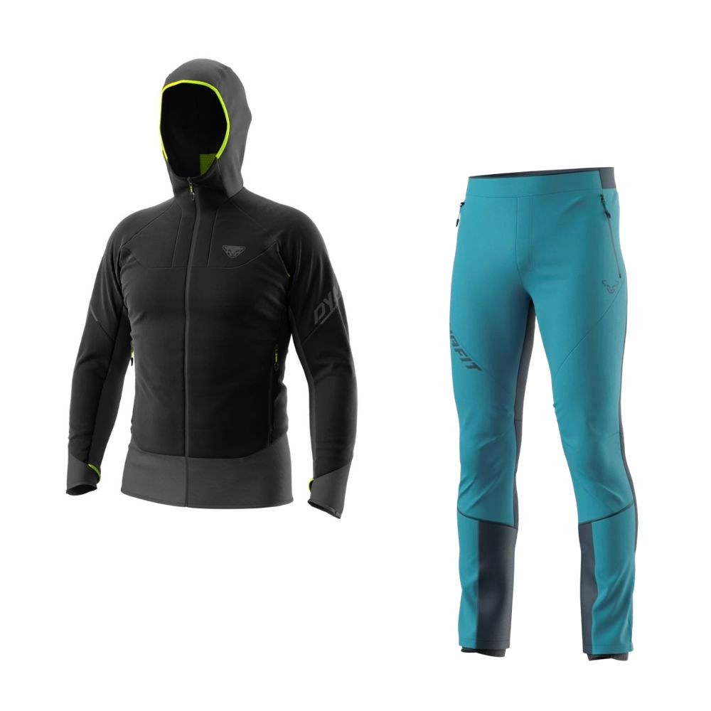 Komplet DYNAFIT Mezzalama & Speed Black / Blue - SETY - Skialpové oblečenie - 1