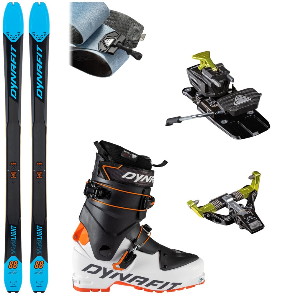 Skialpový set DYNAFIT Blacklight 88 s pásmi + viazanie Dynafit Superlite 175 + lyžiarky Dynafit - Skialp sety -Unisex - 1