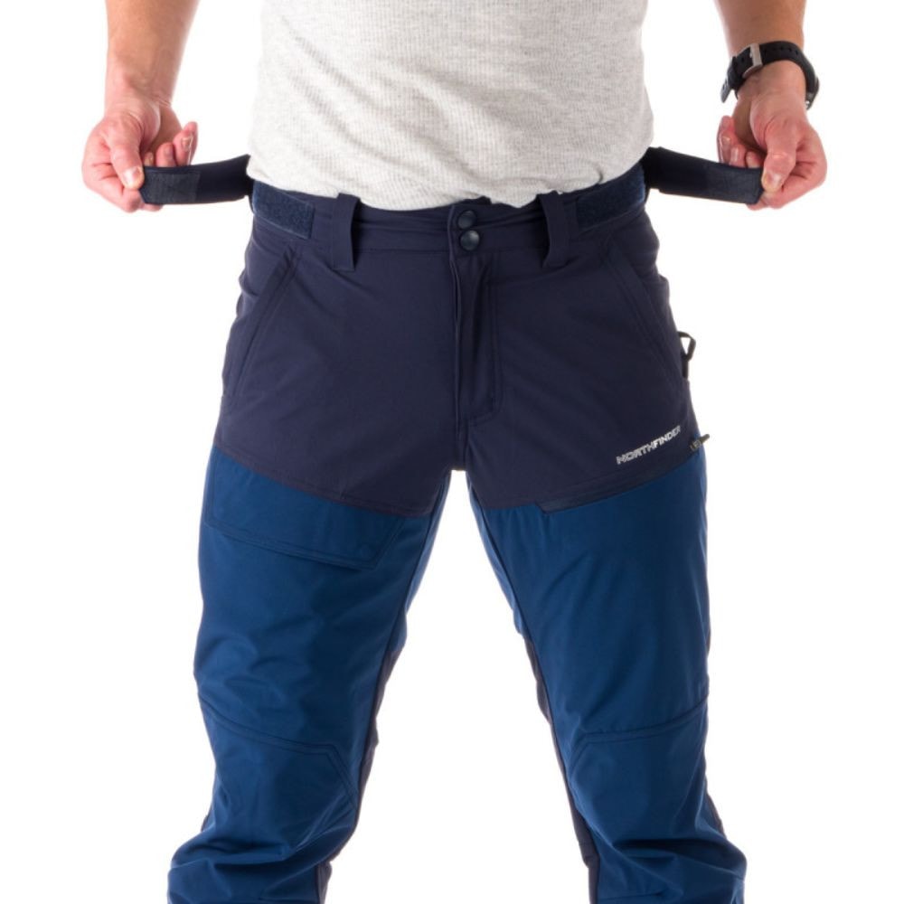 Nohavice NORTHFINDER Wesley Navy - Turistické nohavice - 5