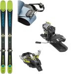 Skialpový set DYNAFIT Seven Summits Youngstar Green s viazaním a pásmi Speedskin