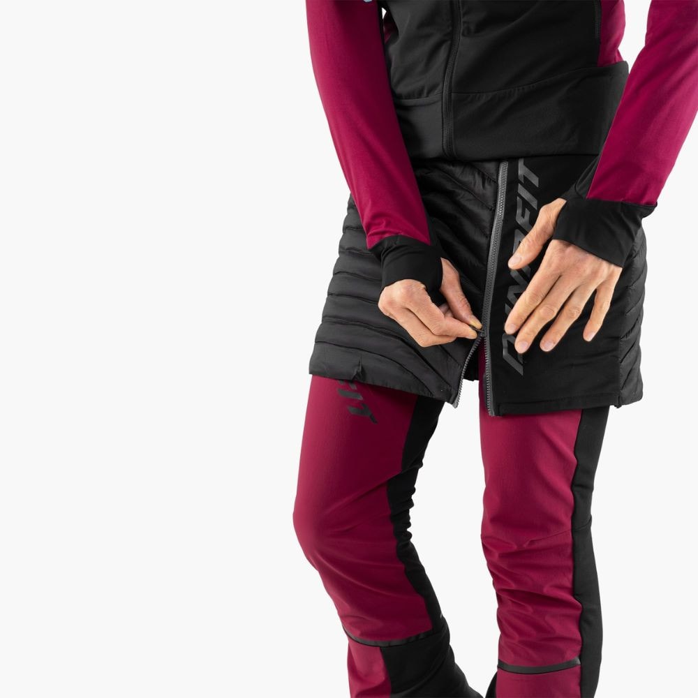 Zateplená sukňa DYNAFIT Speed Insulation Skirt W Black Magnet - Dámske oblečenie - 4