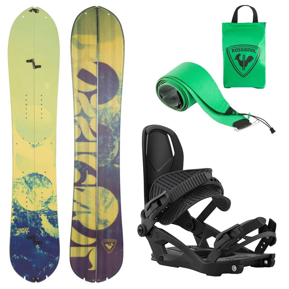 Splitboardový set ROSSIGNOL After Hours so stúpacími pásmi + viazanie UNION - Splitboard sety - 1