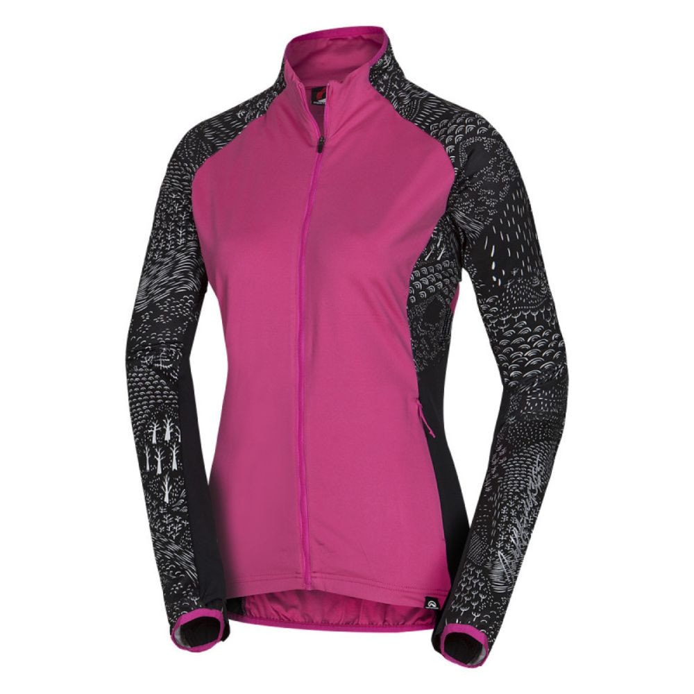 Technická mikina NORTHFINDER Zliechova Black/Pink - Mikiny bez kapucne - 3