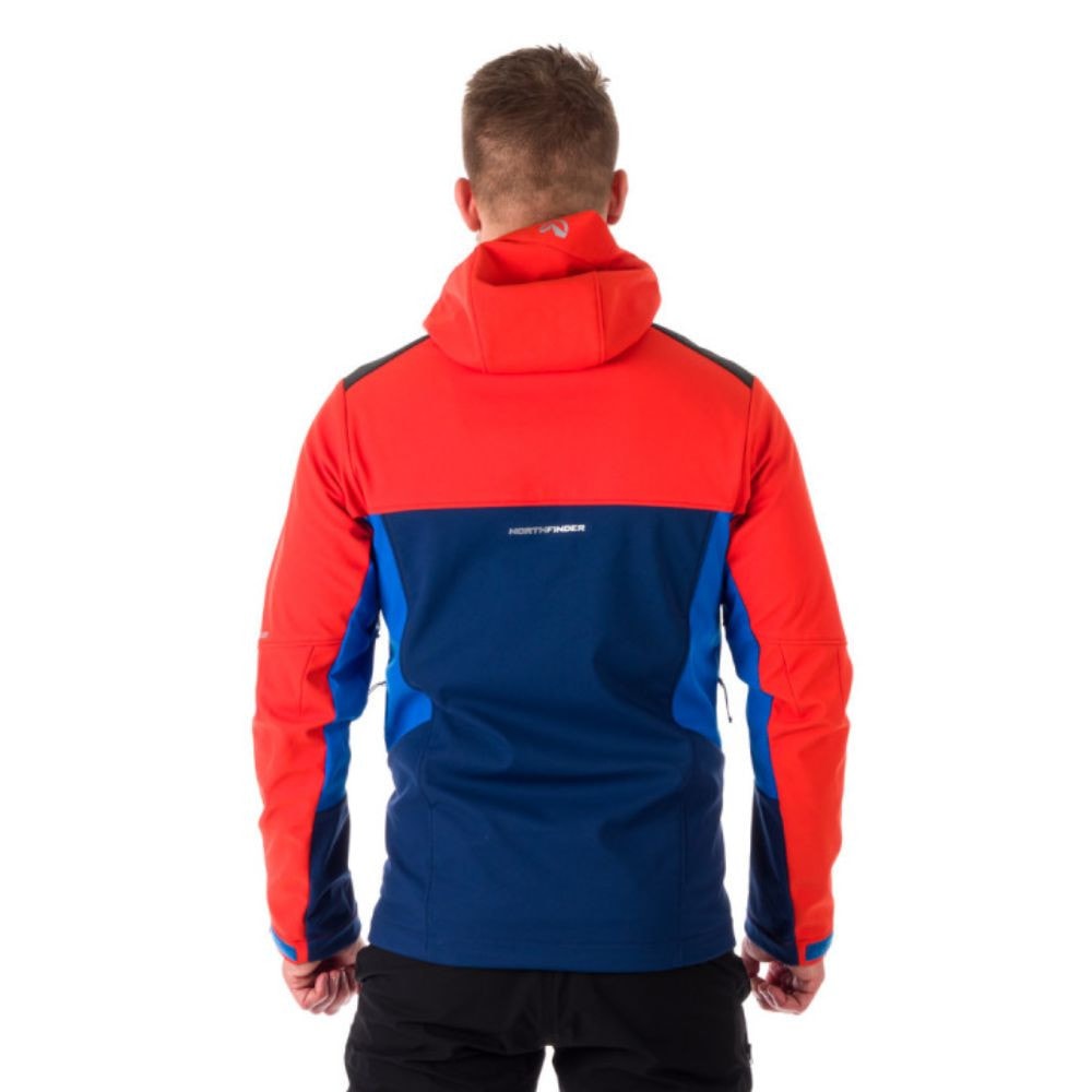 Bunda NORTHFINDER Dylan 10/10 Red/Blue - Bundy & Vesty - 4