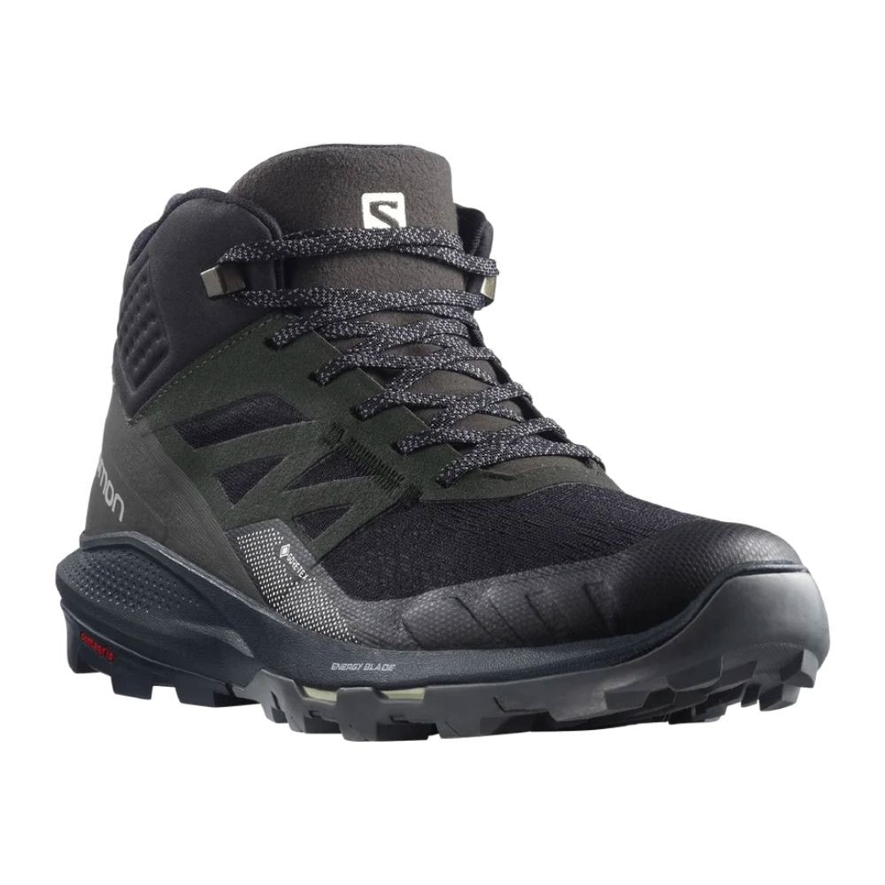 Topánky Salomon OUTpulse Mid GTX Black/Ebony/Vanilla - Turistická obuv - 2