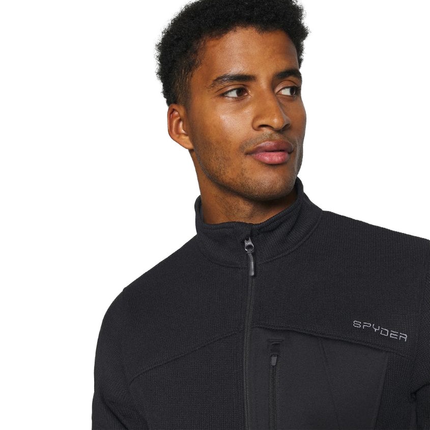 Sveter SPYDER Bandit Full Zip Black - Mikiny bez kapucne - 3