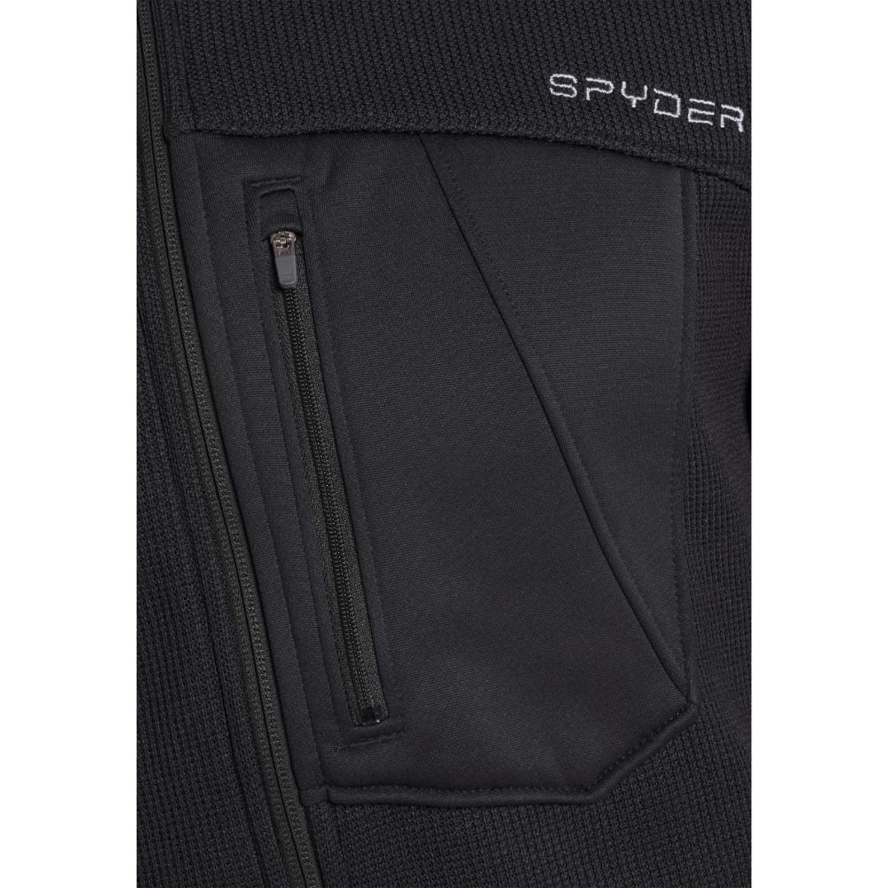 Sveter SPYDER Bandit Full Zip Black - Mikiny bez kapucne - 7