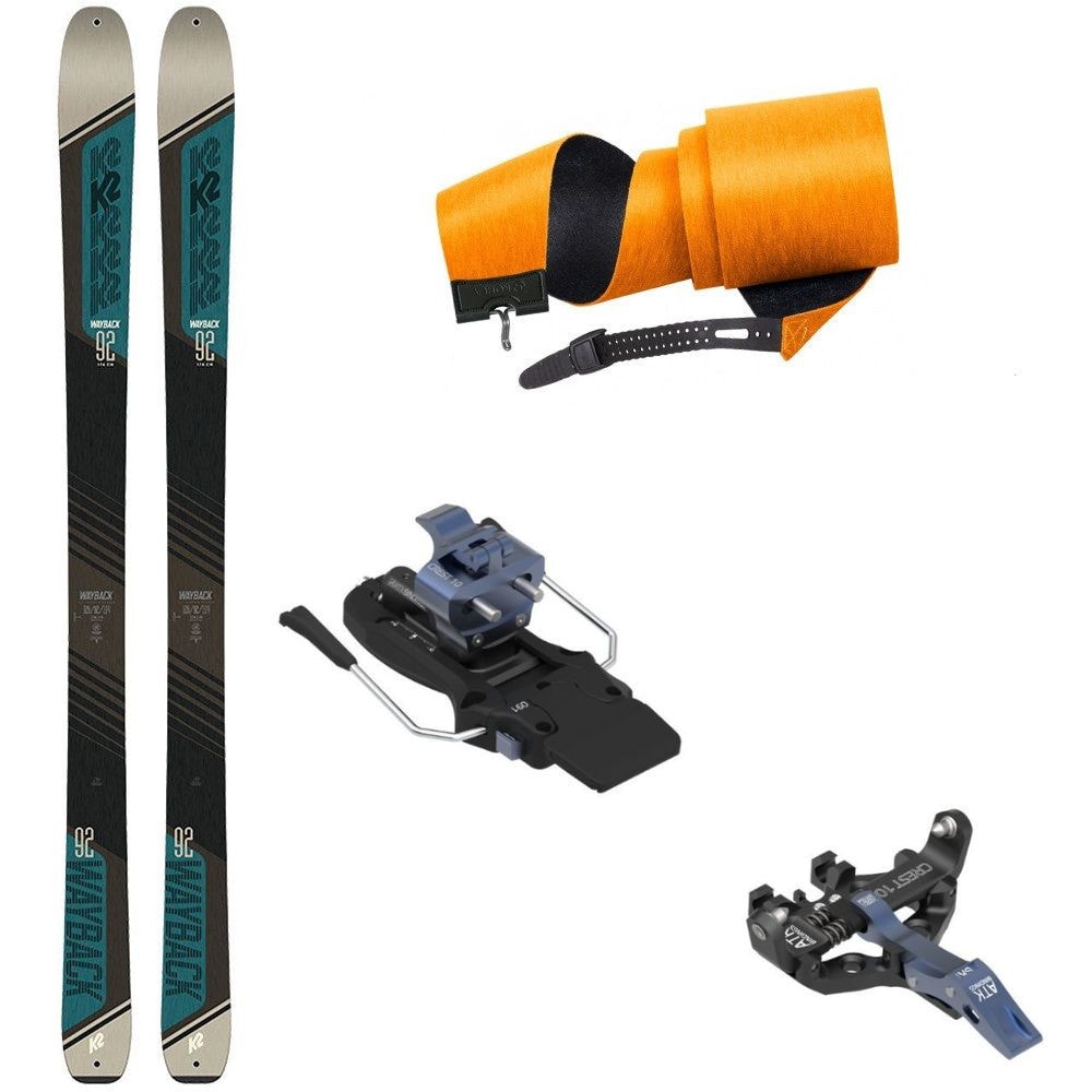 Skialpový set K2 Wayback 92 s viazaním ATK Crest a pásmi K2 - Skialp sety -Unisex - 1