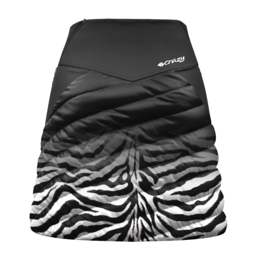 Zateplená sukňa CRAZY Skirt Channel Woman Black - Zebra - Dámske oblečenie - 2