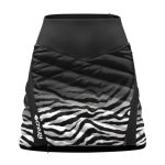 Zateplená sukňa CRAZY Skirt Channel Woman Black - Zebra