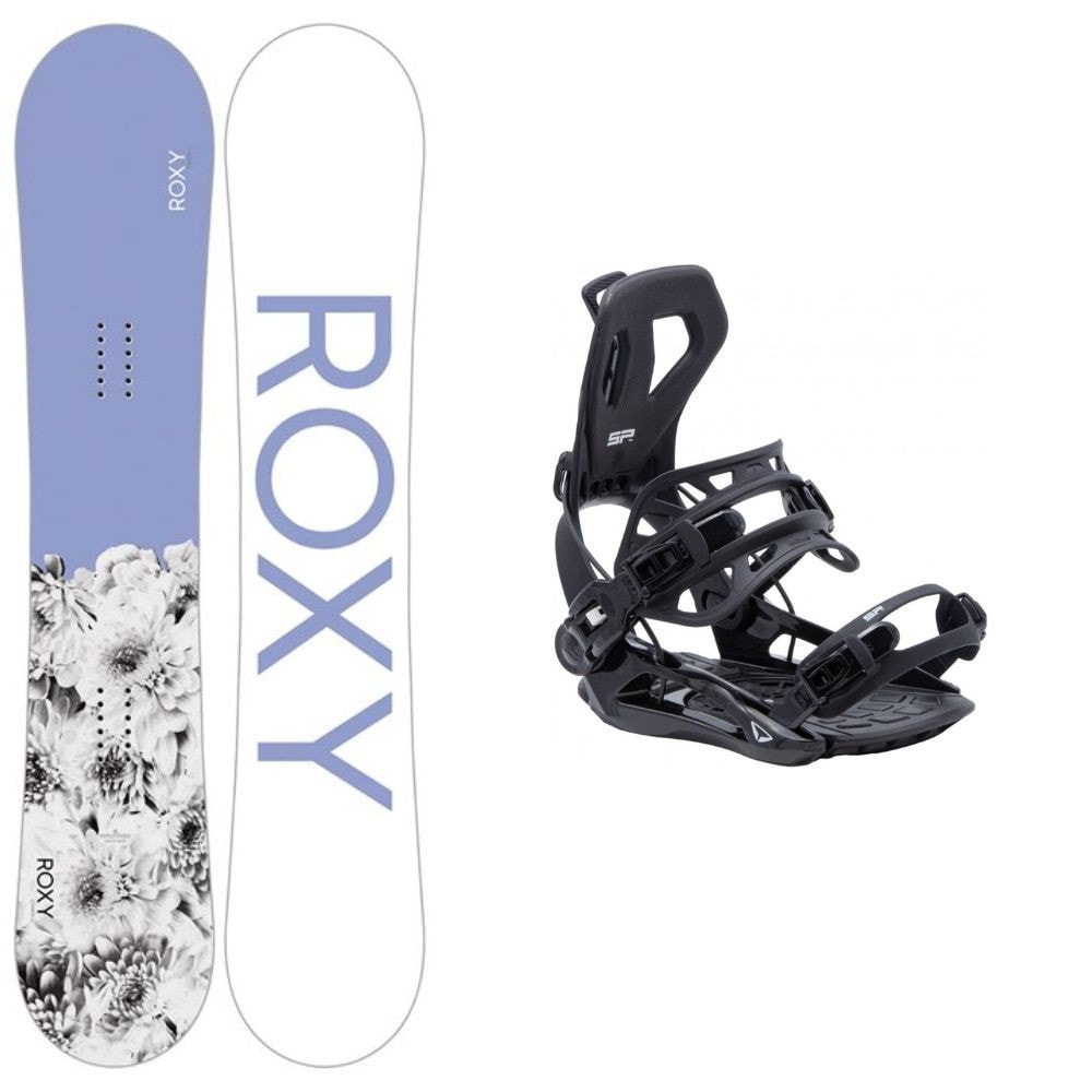 Snowboard ROXY Dawn + viazanie SP Fastec - Dámske sety - 1