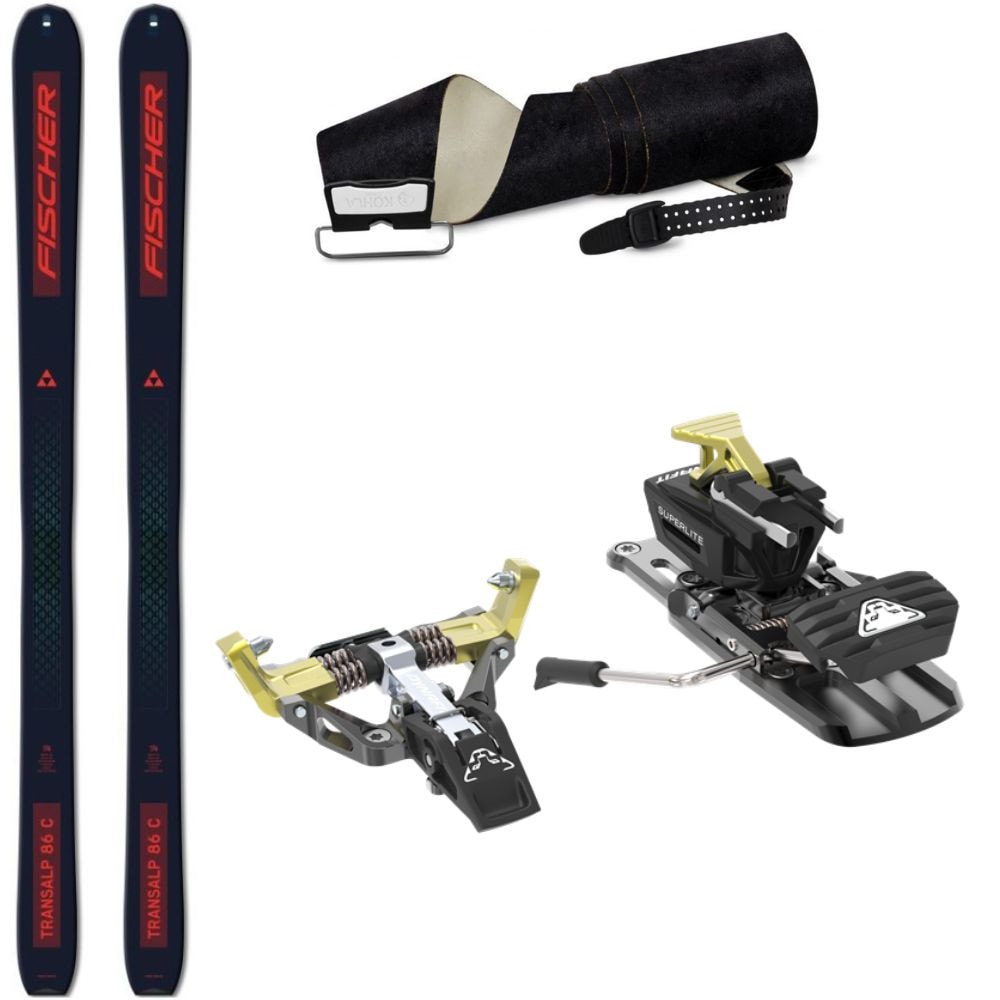 Skialpinistický set FISCHER Transalp 86 Carbon s pásmi + viazanie Dynafit Superlite 175 - Skialp sety -Unisex - 1