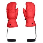 Kožené lyžiarske rukavice GOLDBERGH Hilja Mittens Flame Red