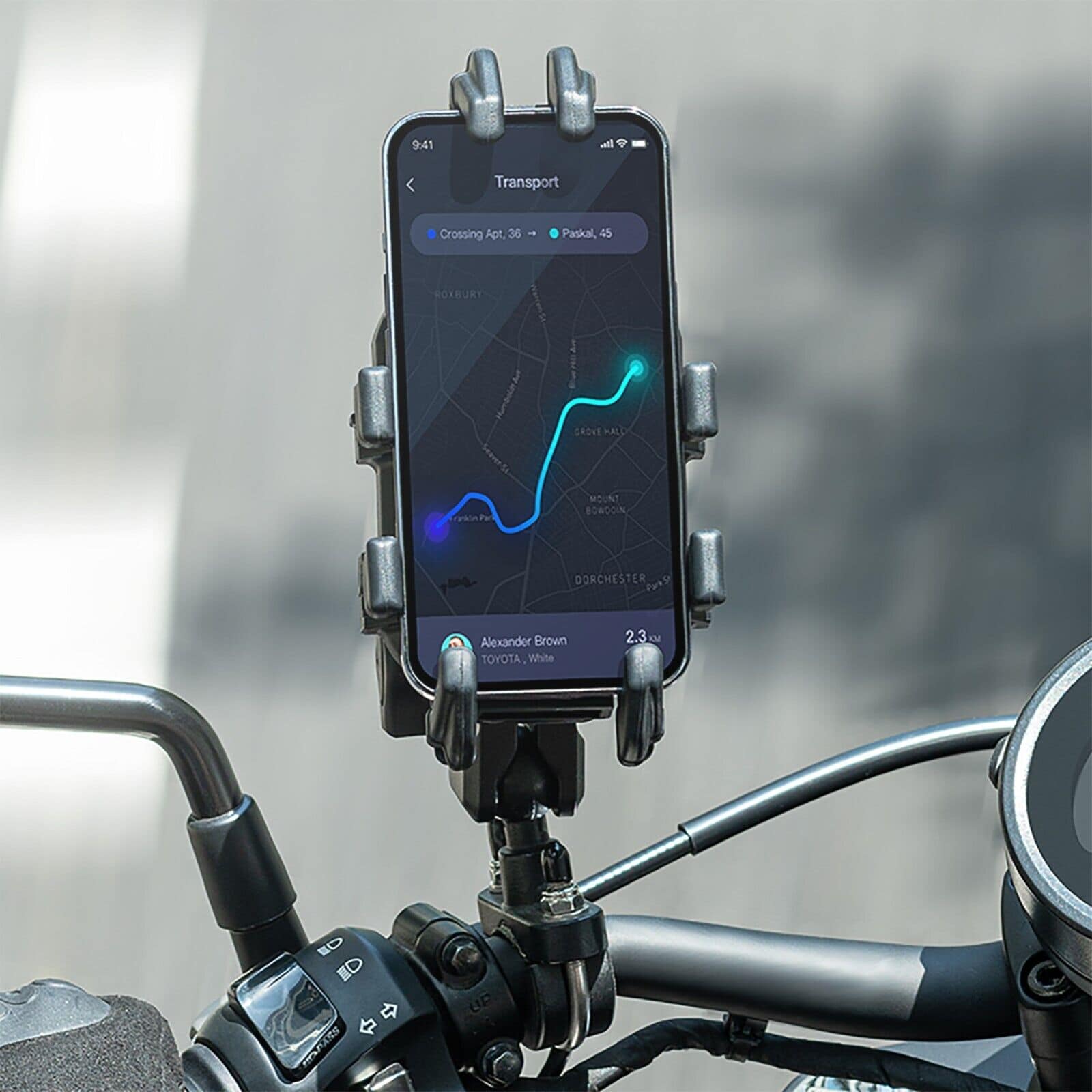Držiak na mobil ROCKBROS Bike Phone Holder 360° - Doplnky k cyclopočítačom - 4