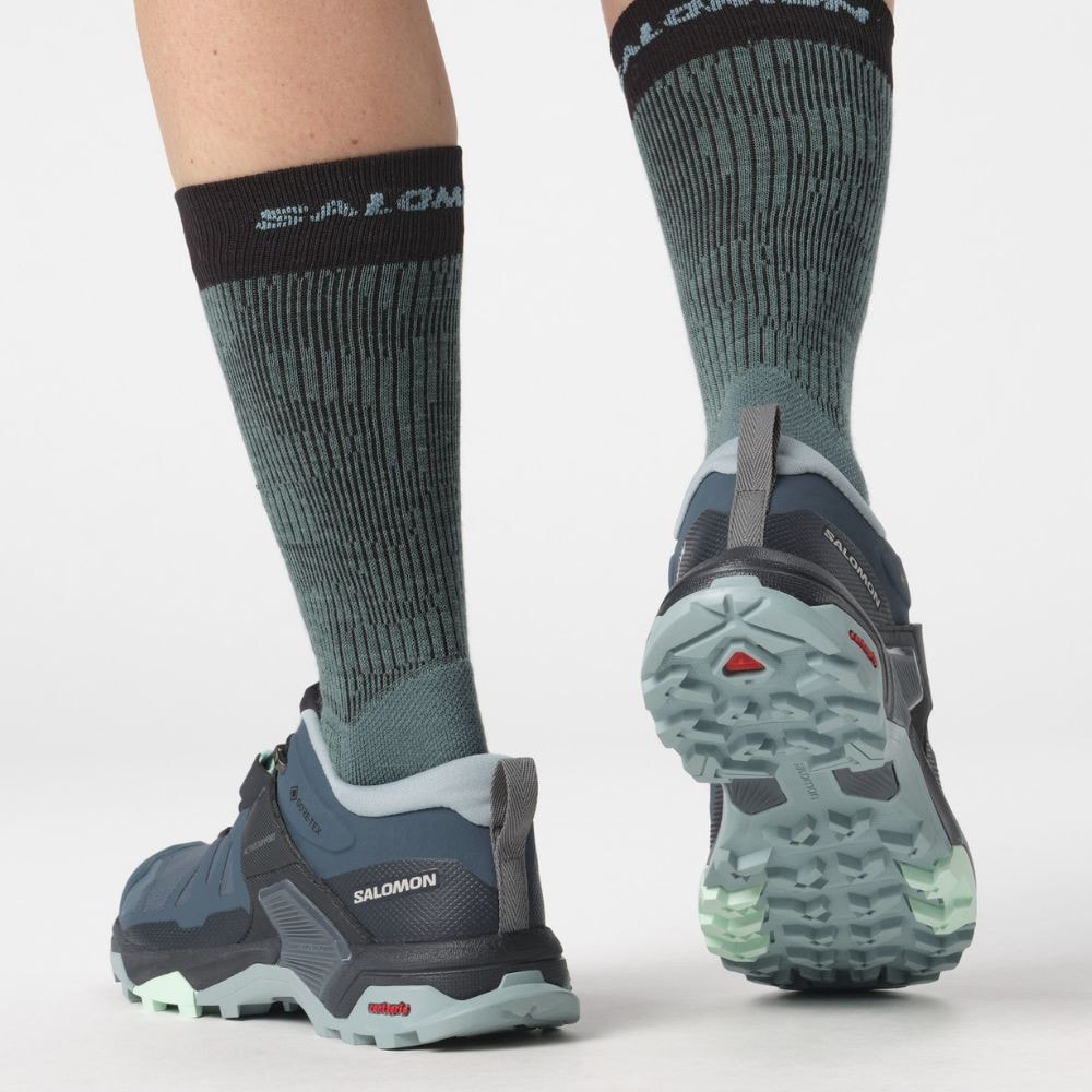 Turistická obuv SALOMON X Ultra 4 GTX W Stargazer/Carbon/Stone blue - Turistická obuv - 8