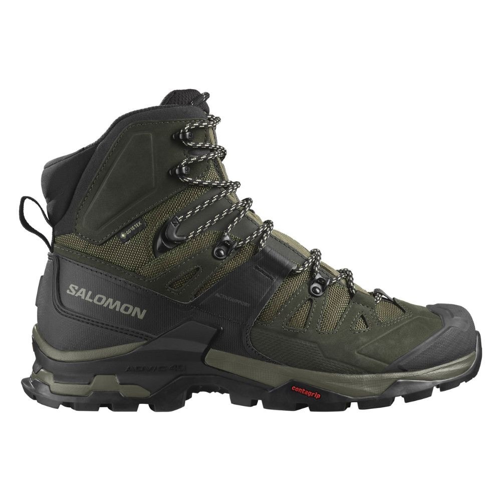 Turistická obuv SALOMON Quest 4 GTX Olive night/Peat/Safari - Turistická obuv - 1