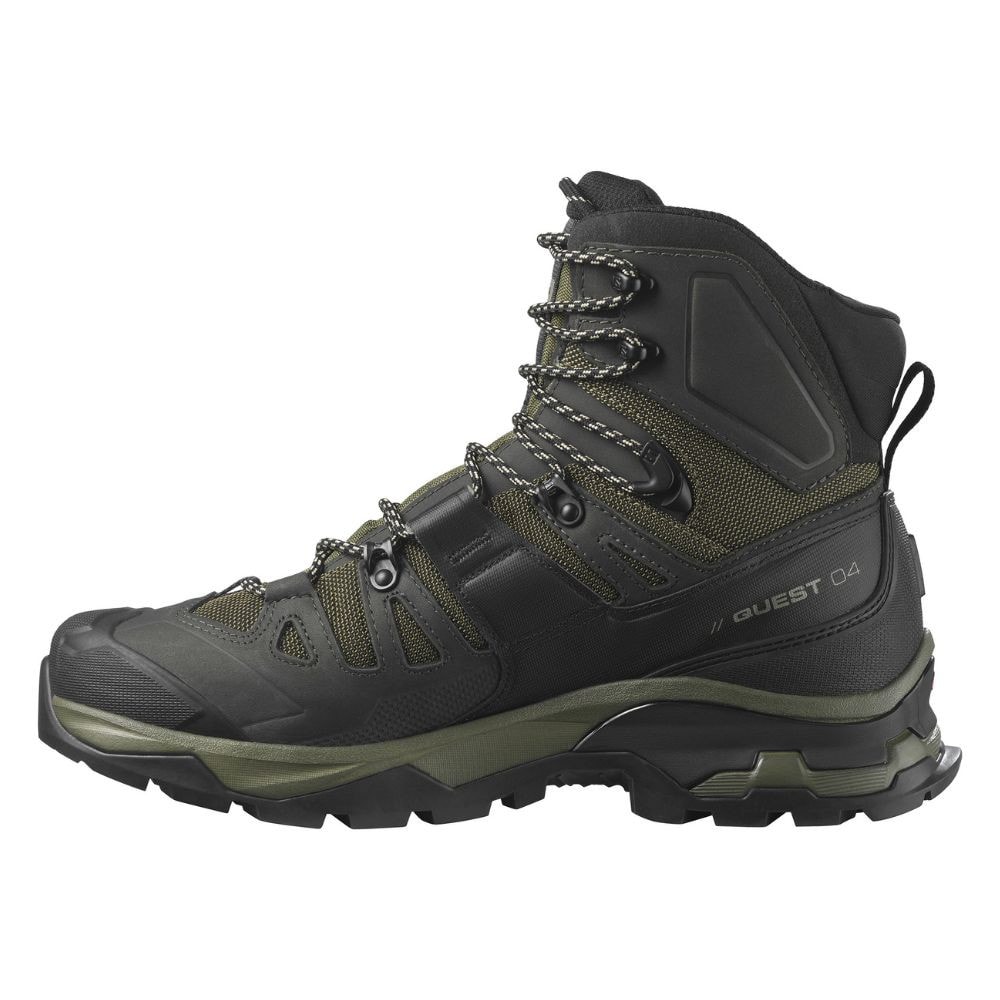 Turistická obuv SALOMON Quest 4 GTX Olive night/Peat/Safari - Turistická obuv - 4