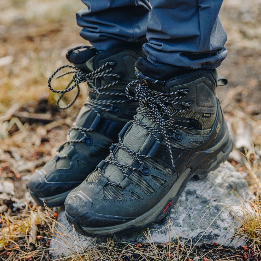 Turistická obuv SALOMON Quest 4 GTX Olive night/Peat/Safari - Turistická obuv - 9