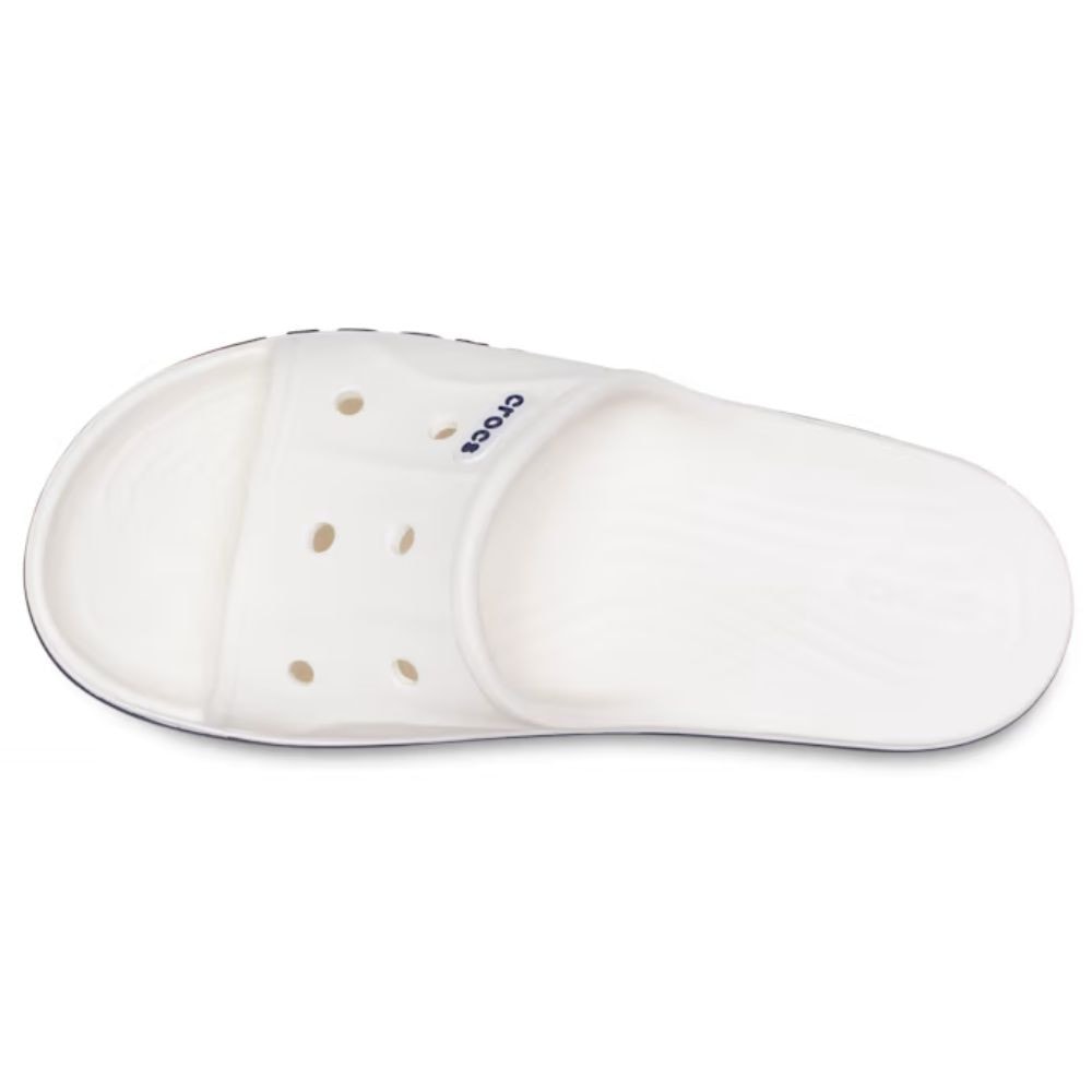 Šľapky CROCS Bayaband Slide White/Navy - Šľapky a sandále - 4