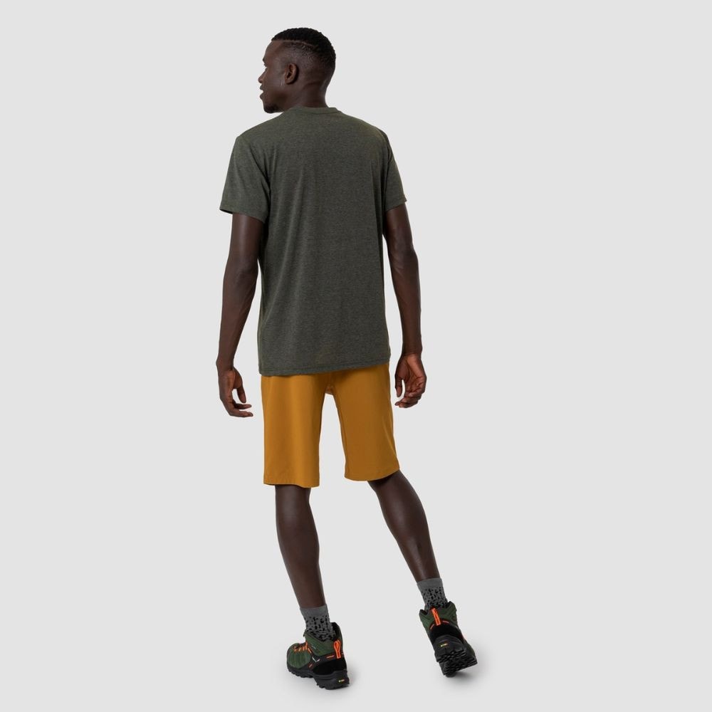 Tričko SALEWA Solidlogo Dry M Dark Olive - OBLEČENIE - 4