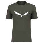 Tričko SALEWA Solidlogo Dry M Dark Olive