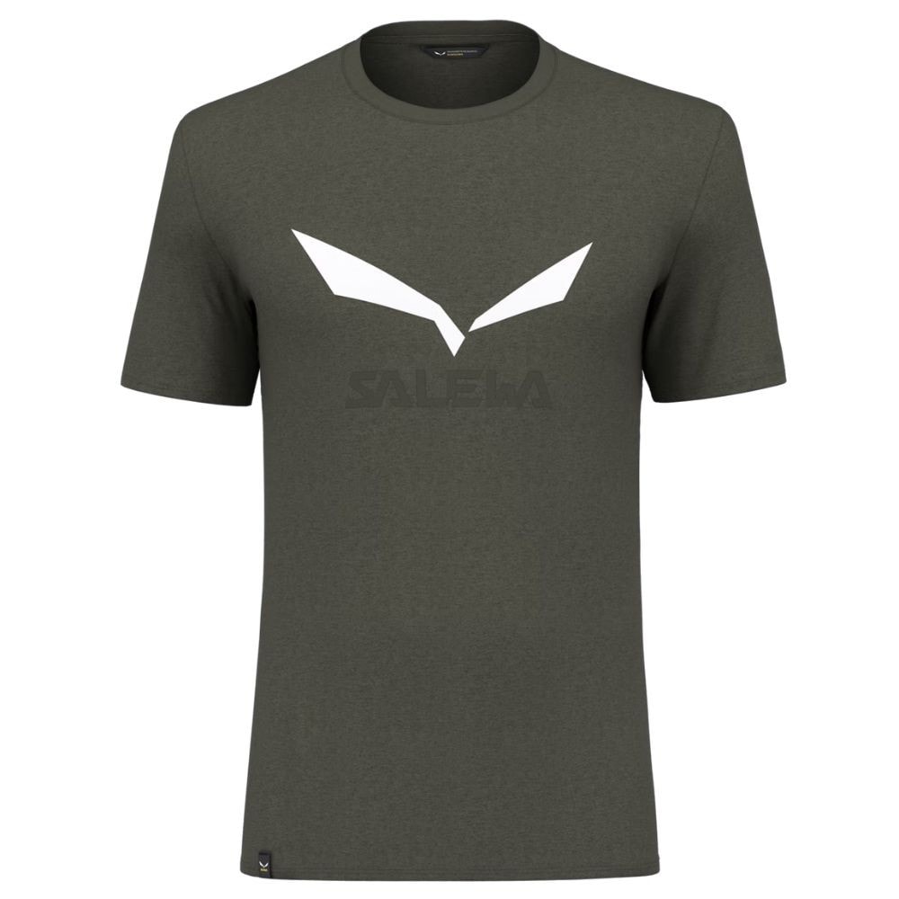 Tričko SALEWA Solidlogo Dry M Dark Olive - OBLEČENIE - 1